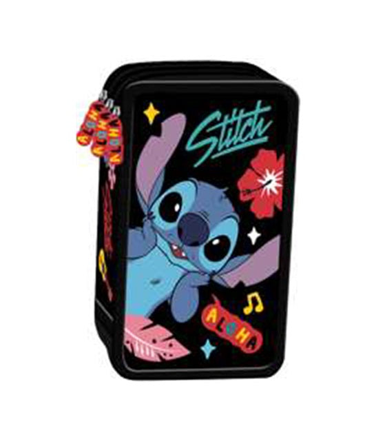 Disney Stitch Black Aloha - Mäppchen mit Inhalt