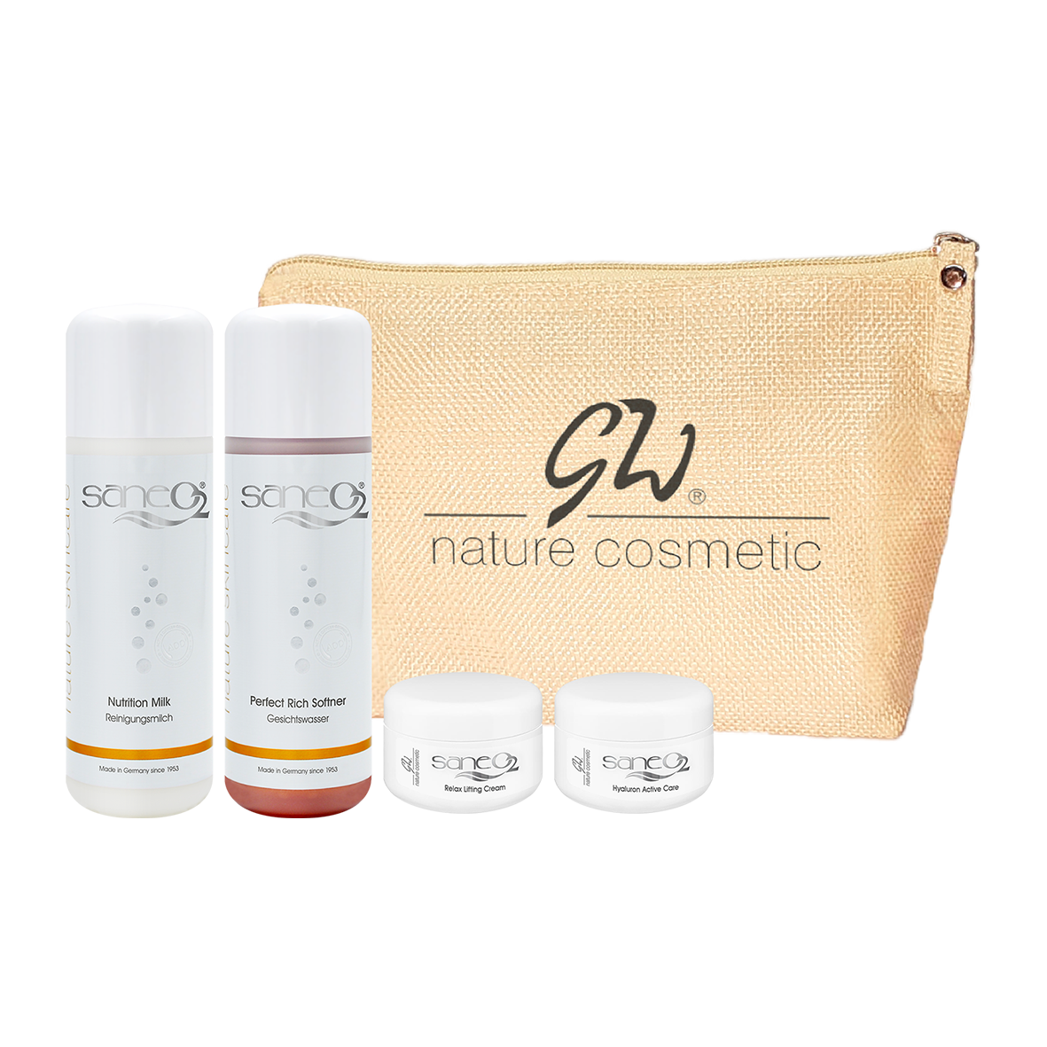 SaneO2® Reise & Starter Set für reife Haut