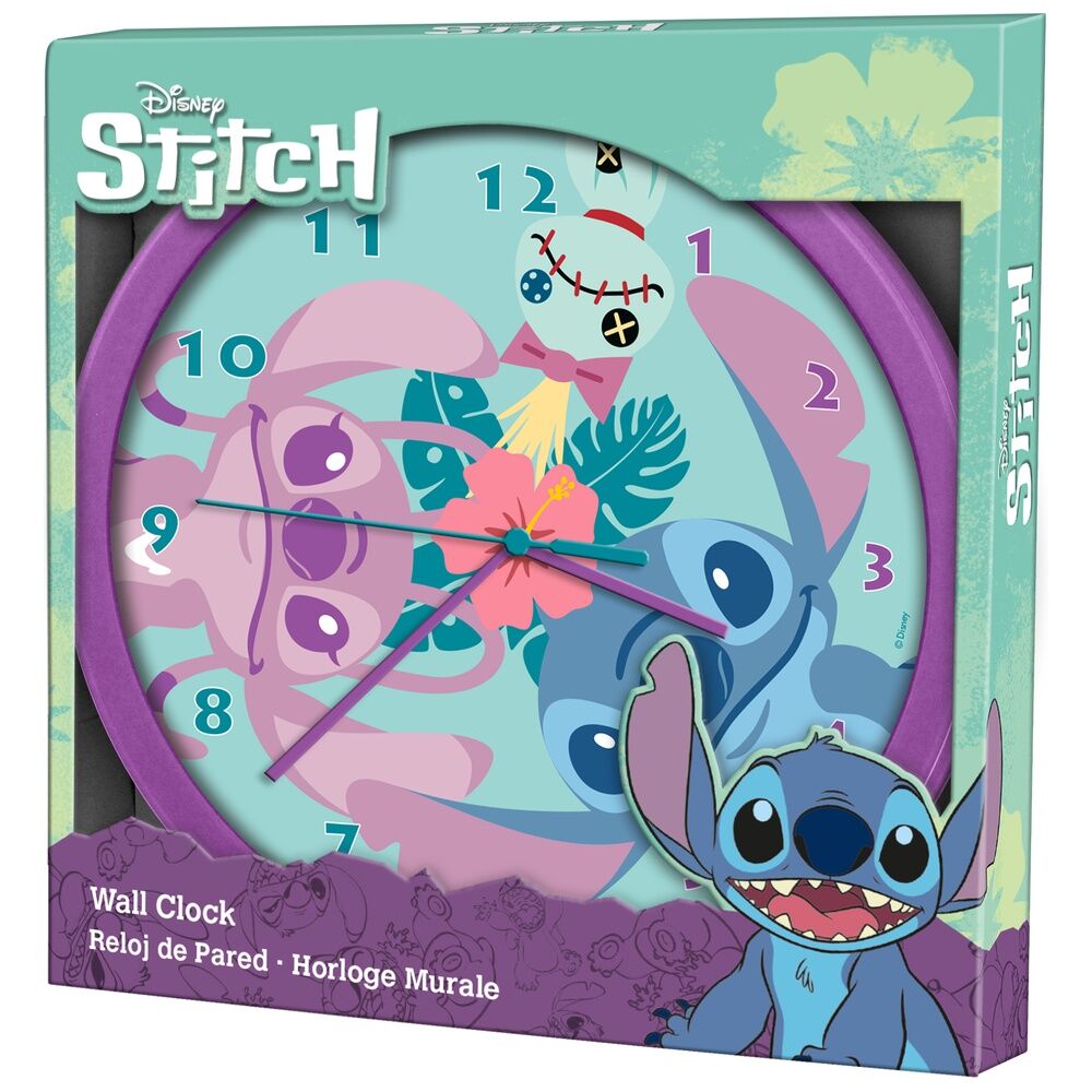 Disney Stitch - Wanduhr für Kinder