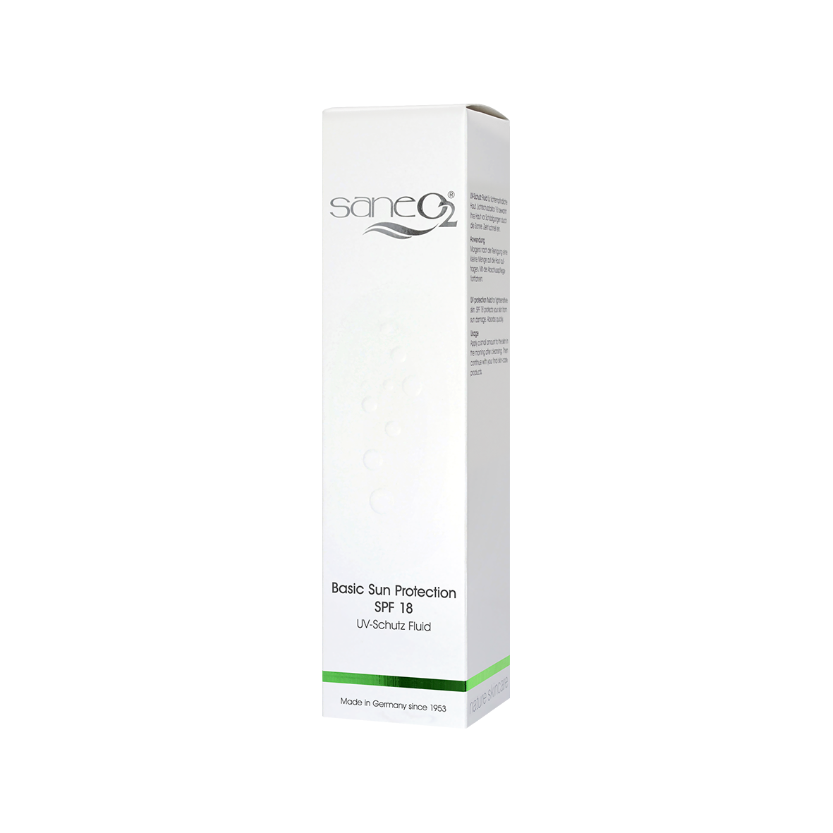 SaneO2® Basic Sun Protection SPF18 50 ml - Sonnenschutz