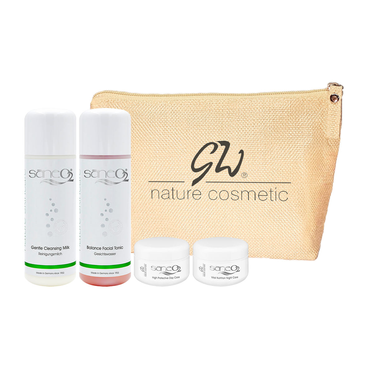 SaneO2® Reise & Starter Set für normale Haut